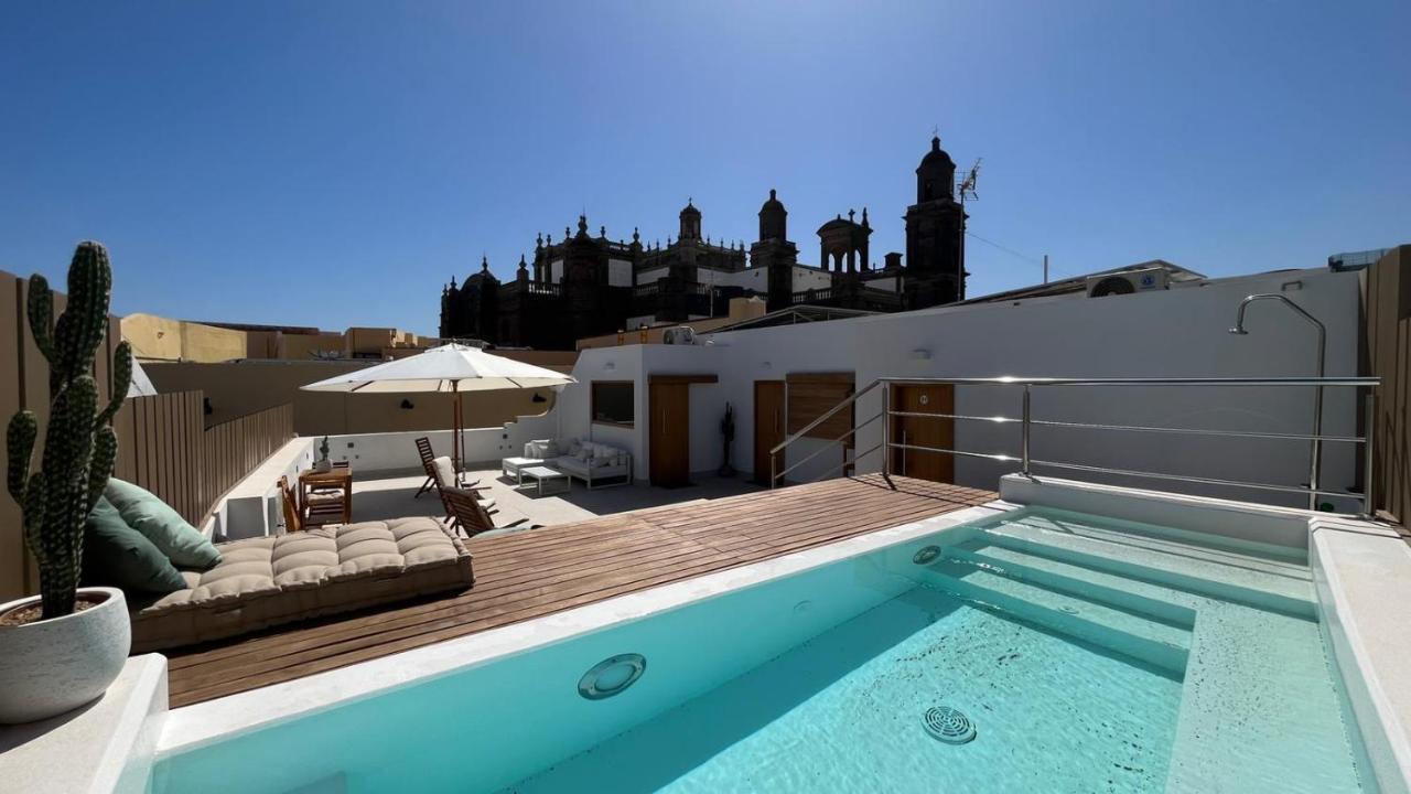 C-10 Vegueta Apartment - Private Rooftop Pool Las Palmas de Gran Canaria Luaran gambar