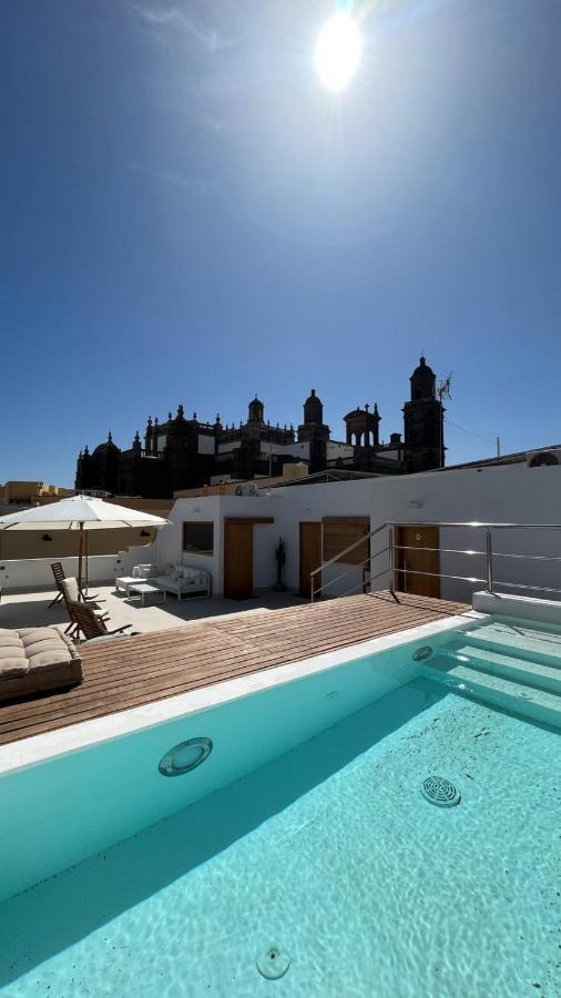 C-10 Vegueta Apartment - Private Rooftop Pool Las Palmas de Gran Canaria Luaran gambar